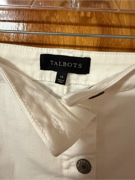 Talbots Dresses & Skirts - Talbots Cream Snap-Front Skirt